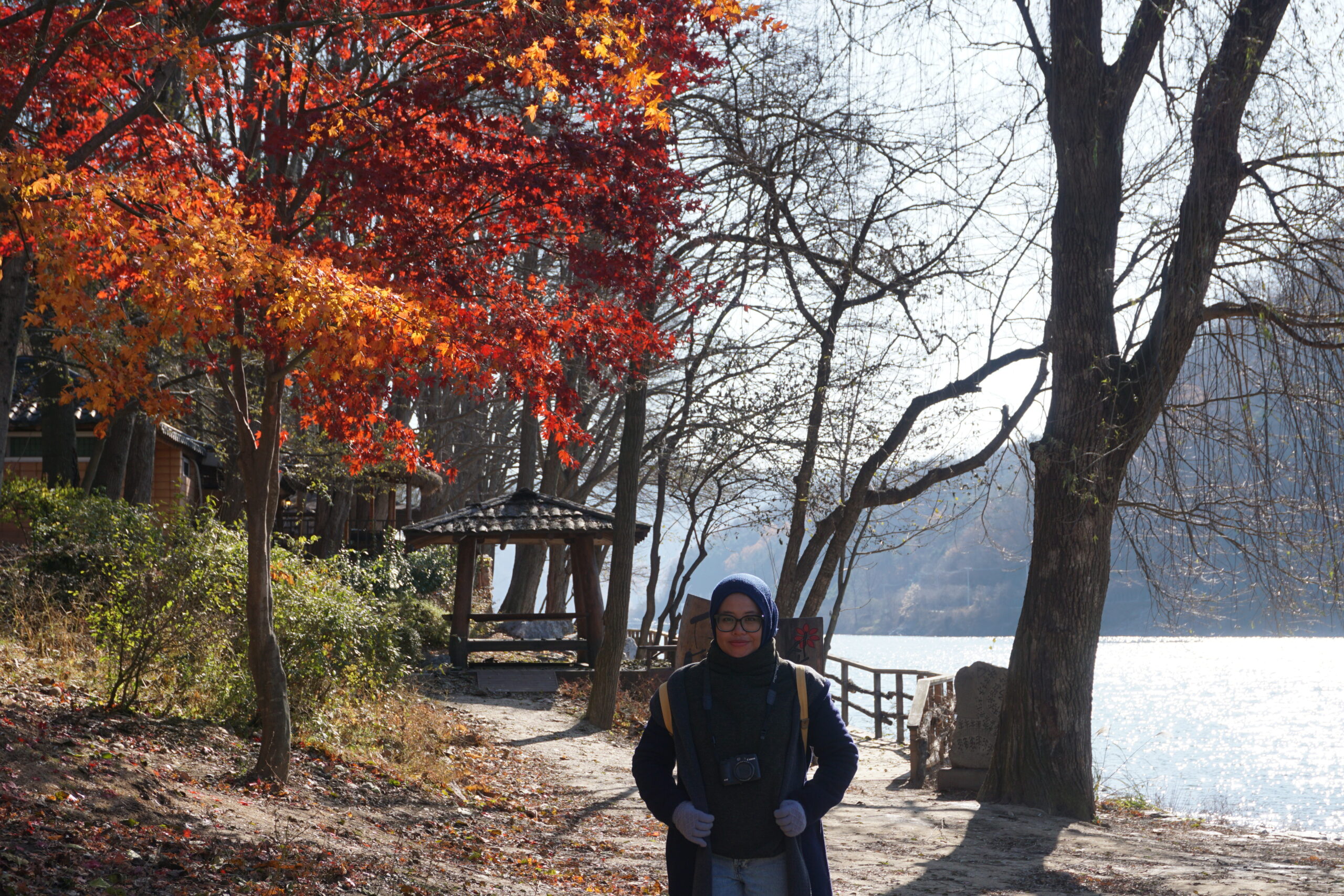 Foto Septinda Ayu Pramitasari, seorang travel blogger Indonesia dan penulis perjalanan.