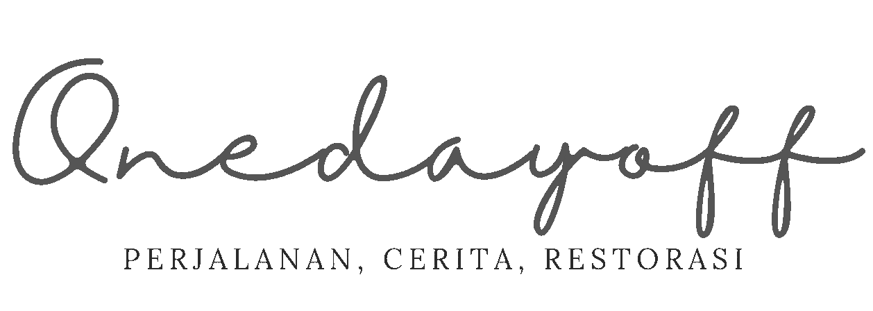 Logo onedayoff.id yang dikelola septinda ayu pramitasari, travel blogger indonesia dan penulis perjalanan